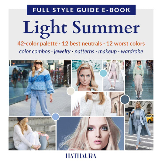 Light Summer Guide Makeup Palette Hair Color Wardrobe Ideas Color Swatches Personal Stylist Ebook